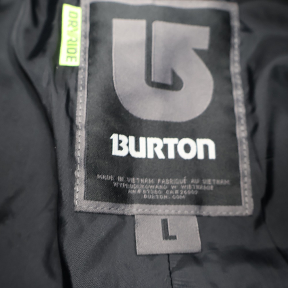 Burton Snow Pants Mens Large Black Dryride Waterproof Cargo Winter Ski 36x33 - Picture 7 of 11